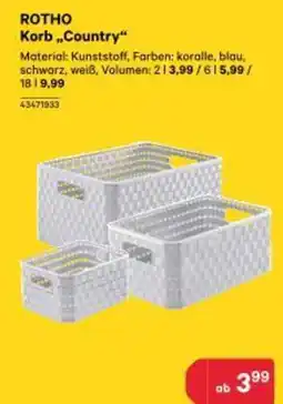 BayWa Korb country Angebot