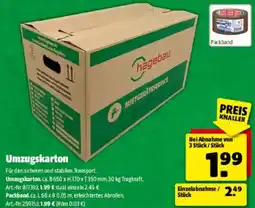 Hagebau Umzugskarton Angebot