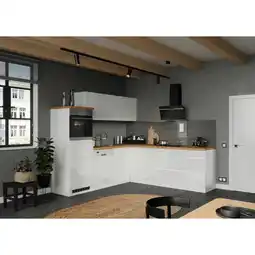 Möbelix Einbauküche Eckküche Möbelix Monza Mit Geräten 240x240 Cm Weiß/eiche Dekor Angebot