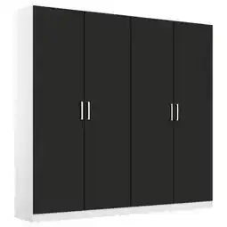 Möbelix Drehtürenschrank 181 Cm Berlin Weiß/grau Angebot