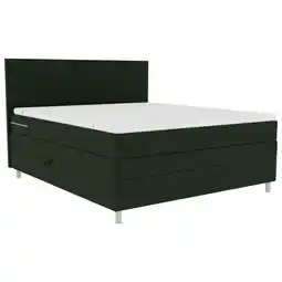 Möbelix Boxspringbett mit Topper und Bettkasten 160x200 cm Messina Angebot