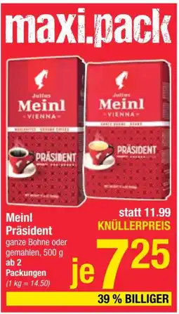 Maximarkt Julius Meinl Präsident Angebot