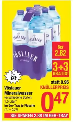 Maximarkt Vöslauer Mineralwasser Angebot