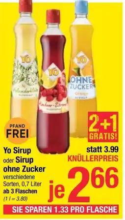 Maximarkt YO Sirup Angebot