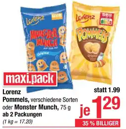 Maximarkt Lorenz pommels, verschiedene sorten Angebot