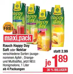 Maximarkt Rauch happy day saft oder nektar Angebot