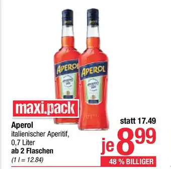 Maximarkt Aperol Angebot