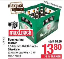 Maximarkt Baumgartner märzen Angebot