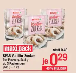 Maximarkt Spar vanillin-zucker 5er-packung Angebot