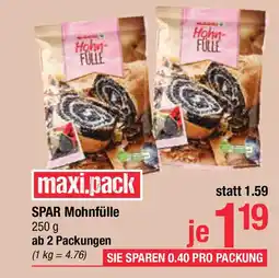 Maximarkt Spar mohnfülle Angebot
