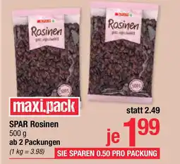Maximarkt Spar rosinen Angebot