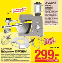 Maximarkt Kenwood küchenmaschine kvc 3170s chef Angebot