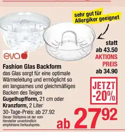 Maximarkt Fashion glas backform Angebot