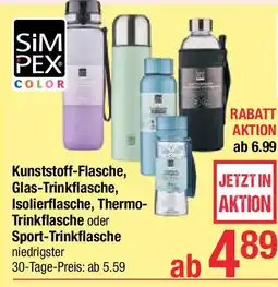 Maximarkt Kunststoff-flasche, glas-trinkflasche, isolierflasche, thermo- trinkflasche oder Angebot