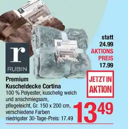 Maximarkt Premium kuscheldecke cortina Angebot