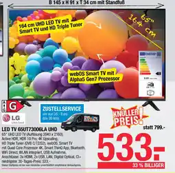 Maximarkt Led tv 65ut73006la uhd Angebot