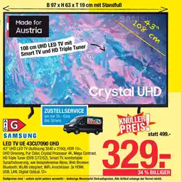 Maximarkt Led tv ue 43cu7090 uhd Angebot