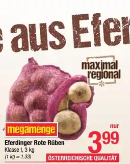 Maximarkt Eferdinger rote rüben Angebot