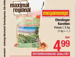 Maximarkt Eferdinger karotten Angebot