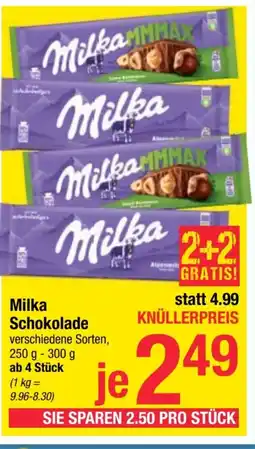 Maximarkt Milka schokolade Angebot