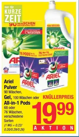 Maximarkt Ariel pulver Angebot