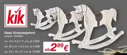 KiK Deko schaukelpferd Angebot