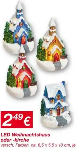 KiK Led weihnachtshaus oder -kirche Angebot