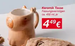 KiK Keramik Tasse Fassungsvermögen Angebot