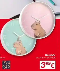 KiK Wanduhr Angebot