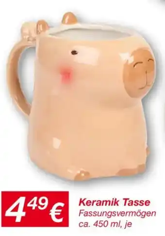 KiK Keramik Tasse Angebot