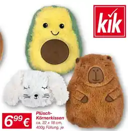 KiK Plüsch- körnerkissen Angebot