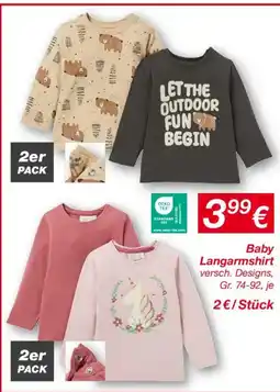 KiK Baby langarmshirt Angebot