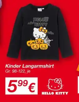 KiK Kinder langarmshirt Angebot