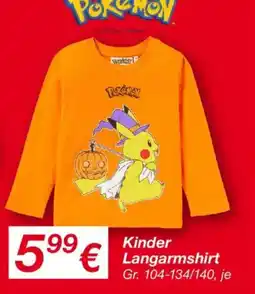 KiK Kinder langarmshirt Angebot
