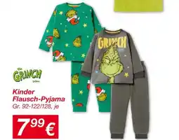 KiK Kinder flausch-pyjama Angebot