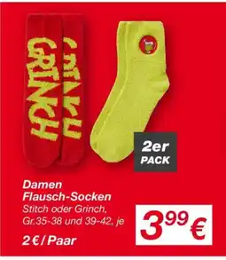 KiK Damen flausch-socken Angebot