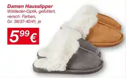 KiK Hausslipper Wildleder Angebot