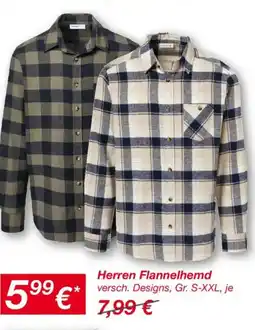 KiK Herren Flannelhemd Angebot