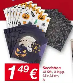 KiK Servietten Angebot