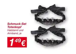 KiK Schmuck-Set Totenkopf Angebot