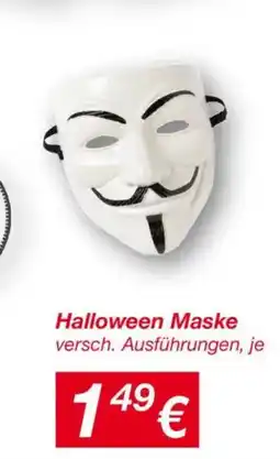 KiK Halloween Maske Angebot