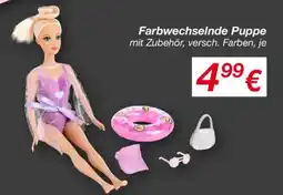 KiK Farbwechselnde Puppe Angebot