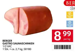 Transgourmet Berger gastro saunaschinken Angebot