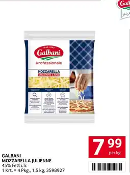 Transgourmet Mozzarella julienne Angebot