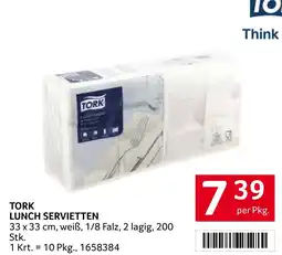 Transgourmet Tork lunch servietten Angebot