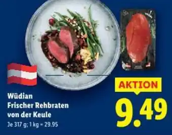Lidl Wüdian frischer rehbraten von der keule Angebot