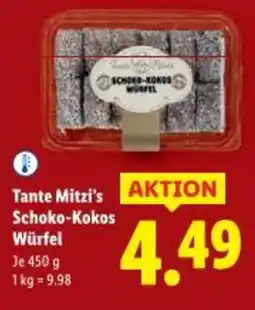 Lidl Tante mitzi's schoko-kokos würfel Angebot