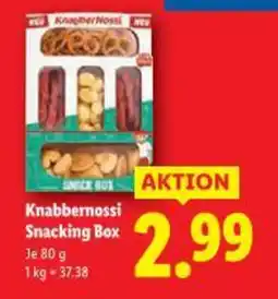 Lidl Knabbernossi snacking box Angebot