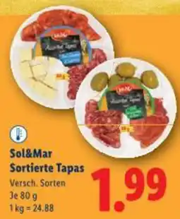 Lidl Sol&mar sortierte tapas Angebot