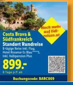 Lidl Costa brava & südfrankreich Angebot